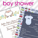 Boy Baby Shower Invitations